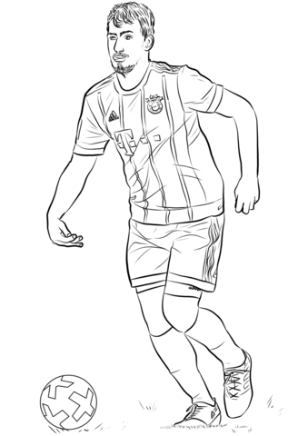 Mats Hummels Coloring Page